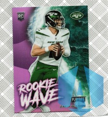 2021 Panini Playoff Rookie Wave Pink #RW-ZWI Zach Wilson New York Jets